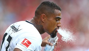 Frankfurts Neuzugang Kevin-Prince Boateng wurde gegen den SC Freiburg eingewechselt