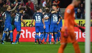 Die TSG Hoffenheim schlug den 1. FC Köln