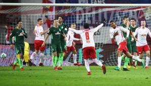 RB Leipzig ist mit 26 Punkten Tabellenzweiter in der Bundesliga