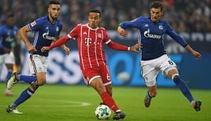 Thiago am Ball gegen Leon Goretzka