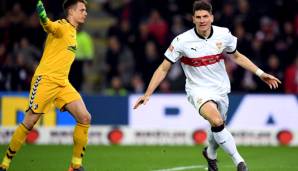 Mario Gomez traf gegen den SC Freiburg doppelt.