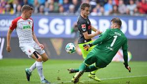 Alfred Finnbogaon war der Matchwinner für den FC Augsburg