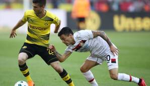 Christian Pulisic: Vor allem zu Beginn mit seinen starken Tempodribblings die gefährlichste Dortmunder Waffe. Bereitete so auch das 1:0 vor. Liga-Insider-Note: 2,5