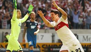 Mario Gomez erzielte den Führungstreffer für den VfB Stuttgart.