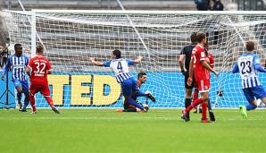 Salomon Kalou glich für die Hertha auf 2:2 aus