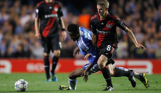 Bayer Leverkusen verlor das Hinspiel an der Stamford Bridge gegen Chelsea mit 0:2