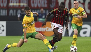 Mario Balotelli muss mit dem AC Milan gegen Celtic siegen - auch für seinen umstrittenen Trainer