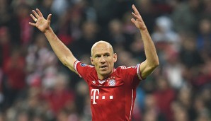 Trotz Sieg nicht ganz zufrieden: Arjen Robben nach dem 3:1 gegen Manchester United