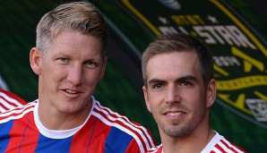 Bastian Schweinsteiger (l.) und Philipp Lahm kehren gegen Porto in den Kader zurück