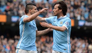 Sergio Aguero und David Silva werden gegen Real Madrid alles geben müssen