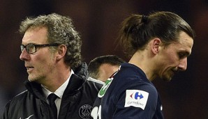 Zlatan Ibrahimovic und Laurent Blanc mussten Manchester City für das Weiterkommen gratulieren