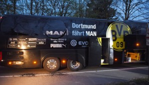 Am BVB-Mannschaftsbus hat es eine Explosion gegeben