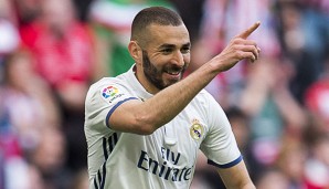 Karim Benzema spielt bei Real Madrid