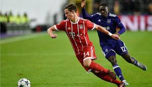 Marco Friedl bei seinem Debüt für den FC Bayern