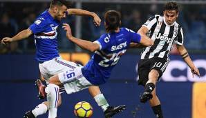 Paulo Dybala erzielte gegen Sampdoria sein zwölftes Ligator in dieser Saison