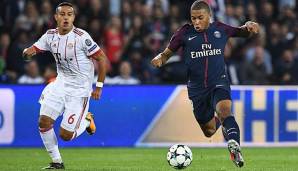 Im Hinspiel hatten Kylian Mbappe (r.) und PSG die Nase vorn gegen den FC Bayern