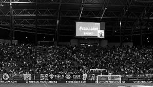 Die Red Bull Arena vor einem Champions League Spiel des RB Leipzig