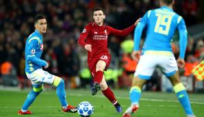 Andrew Robertson: Sehr aufmerksam in der Defensive, eroberte fünf Bälle. Offensiv mit starken Aktionen: Perfekte Flanke auf Salah (7.), der die Chance zum frühen 1:0 vergab, toller Seitenwechsel (17.) auf Salah. Note: 3.