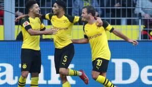 Der BVB hat in der Bundesliga derzeit fünf Punkte Vorsprung auf den FC Bayern.