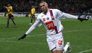 Karim Benzema im Trikot von Olympique Lyon.