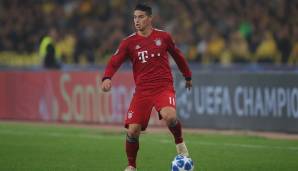 JAMES RODRIGUEZ: Entscheidet sich Kovac nicht plötzlich noch für die defensive Variante mit Javi Martinez, schlägt die Stunde des Kolumbianers. James zeigte schon letztes Jahr gegen Real, dass er "Big Games" kann. PUNKT FÜR BAYERN - 4:6