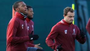 ERSATZBANK - FC LIVERPOOL: Die Reds können nachlegen - vor allem in der Offensive. Daniel Sturridge (l.) ist immer für ein Tor gut, während Ex-Bayer Shaqiri auf der Insel nachgesagt wird, der perfekte Joker zu sein.