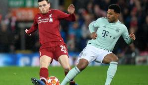 Serge Gnabry vs. Andy Robertson: Gnabry befindet sich in Topform (3 Torbeteiligungen in den vergangenen beiden Ligaspielen). Schon im Hinspiel war er an vier der neun Bayern-Abschlüsse beteiligt, hat sich seitdem aber nochmal gesteigert.