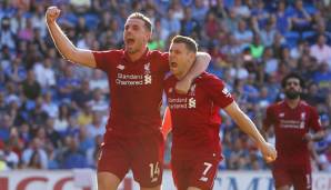 Liverpool-Kapitän Jordan Henderson (l.) zusammen mit James Milner. Reicht das für den großen Wurf?