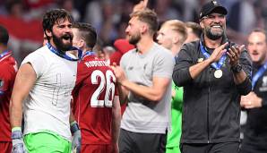 Jürgen Klopp sang nach dem gewonnenen CL-Titel ein Loblied auf Liverpools Torhüter Alisson.