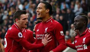 VIRGIL VAN DIJK: Der unangefochtene Leader der Reds-Defensive. Aktuell vielleicht sogar der beste Innenverteidiger der Welt. Unheimlich kopfballstark. Punkt Liverpool. 2:4 Liverpool.