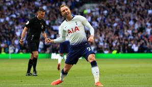 CHRISTIAN ERIKSEN: Der beste Techniker im Team der Spurs. Jeder Angriff läuft über ihn. Vor seinen Pässen und Schüssen müssen sich die Reds in Acht nehmen.