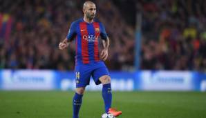 Platz 11: JAVIER MASCHERANO - FC Liverpool (2009-2010), FC Barcelona (2010-2018): 4466 erfolgreiche Pässe.