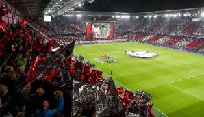 Fans von Red Bull Salzburg gegen SSC Napoli