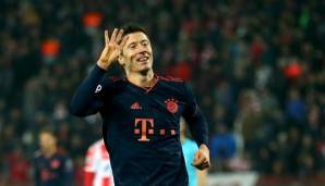 Robert Lewandowski traf zuletzt vierfach gegen Roter Stern Belgrad.