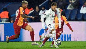 Neymar gewann mit PSG 5:0 gegen Galatasaray.