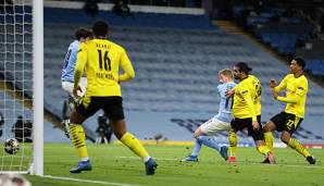 Im Viertelfinale eliminierte Manchester City den BVB.