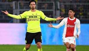 Mats Hummels sah in der 29. Minute gegen Ajax Rot.