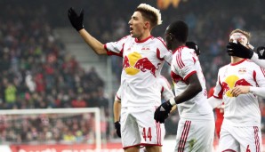 KEVIN KAMPL: Der Deutsch-Slowene kam aus der Leverkusener Jugendabteilung über Osnabrück und Aalen nach Salzburg. Dort Dreh- und Angelpunkt des Offensivspiels. Empfahl sich durch gute Leistungen für seine späteren Arbeitgeber (BVB, B04, Leipzig).