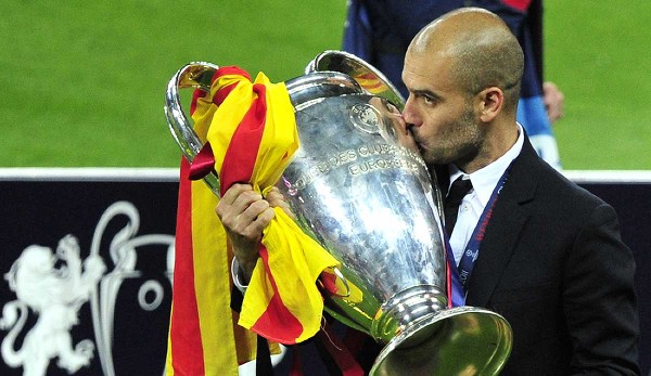 Pep Guardiola hat zwei Champions-League-Trophäen im Schrank.