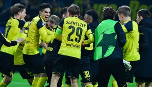 Am Ende heißte es: kurz gezittert, dann den Sieg sicher nach Hause gebracht. Der BVB steht im Champions-League-Viertelfinale