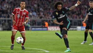 Marcelo: Starker Auftritt des Linksverteidigers. Führte sich mit einem genauen Pass auf Kroos ein, blockte später Müllers Schuss und klärte nach Flanken von links immer wieder per Kopf zur Ecke. Dazu mit dem wichtigen Ausgleichstreffer. Note: 1,5.