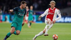 KASPER DOLBERG (bis 67.): Konnte den kurzfristig ausgefallenen David Neres nicht ansatzweise ersetzen. Tat sich vor allem bei hohen Bällen gegen die kantigen Spurs-Verteidiger schwer und offenbarte auch Defizite im Dribbling und Passspiel. Note: 4,5.