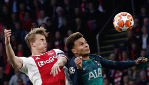 DELE ALLI: Kam mit seinem verlorenen Kopfballduell gegen de Ligt vor dem 1:0 denkbar schlecht ins Spiel. Wurde dann aber immer besser und bereitete zwei der drei Moura-Treffer (wenn zum Teil nicht unbedingt freiwillig) vor. Note: 2,5.