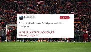 Fragt sich nur, ob Ryan Reynolds lieber Divock Origi spielt, oder Gigi Wijnaldum. Oder Kloppo halt.