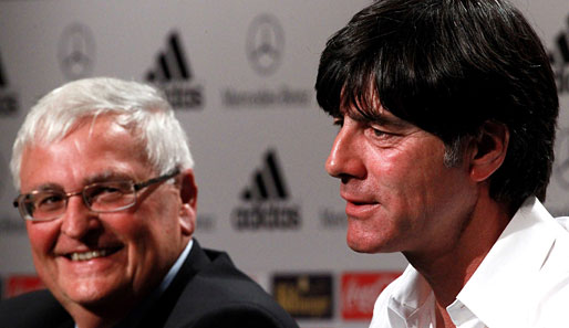 Joachim Löw (r.) betreut die deutsche Nationalmannschaft seit Sommer 2006