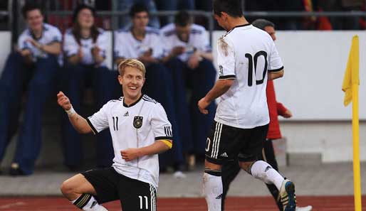 Auf Lewis Holtby (l.) und Ilkay Gündogan ruhen die Hoffnungen der U 21 bei der EM-Qualifikation