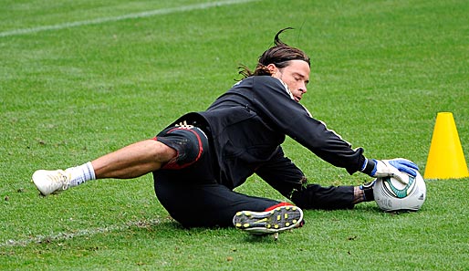 Tim Wiese wird im Bremer Weserstadion gegen Frankreich 90 Minuten durchspielen