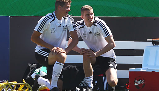 Lars (l.) und Sven Bender machen sich beide Hoffnungen auf einen Platz im EM-Kader