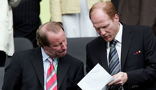 Berti Vogts (l.) und Matthias Sammer haben Dänemark auf dem Zettel