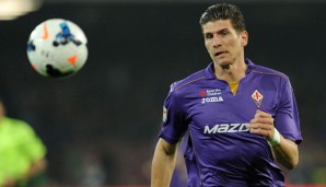 Mario Gomez wechselte vor der Saison von Bayern München nach Florenz